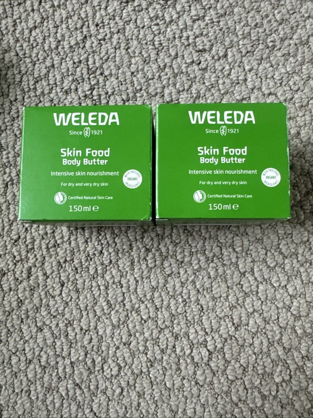 Weleda Skin Food Body Butter 150 ML (pack of 2) EXP 04/2027 Sealed New In Box
